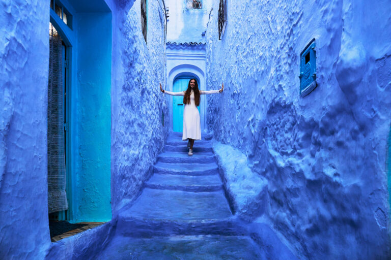 Calle azul Chaouen