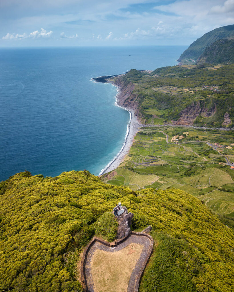 Miradouro do Portal con el dron